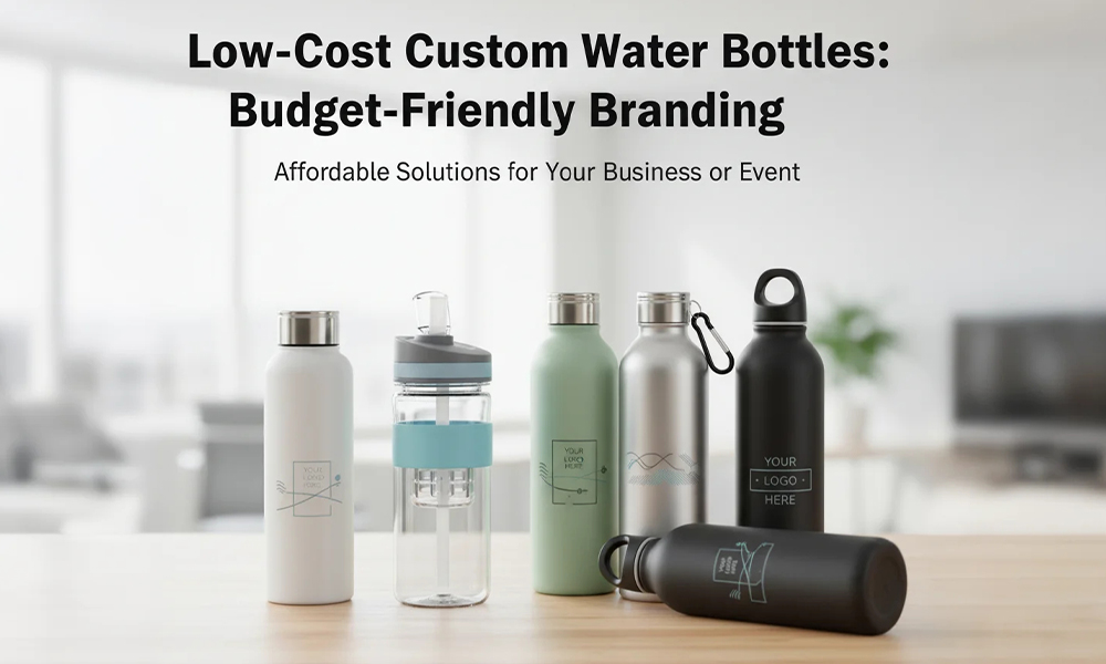 Botellas personalizadas baratas de bajo costo